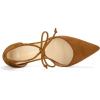 imageAllegra K Womens Ankle Tie Point Toe Dress PumpsBrown