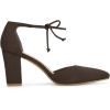 imageAllegra K Womens Ankle Tie Point Toe Dress PumpsCoffee