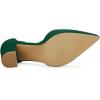 imageAllegra K Womens Ankle Tie Point Toe Dress PumpsGreen