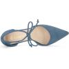 imageAllegra K Womens Ankle Tie Point Toe Dress PumpsHaze Blue