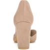 imageAllegra K Womens Ankle Tie Point Toe Dress PumpsNude