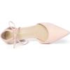 imageAllegra K Womens Ankle Tie Point Toe Dress PumpsPink