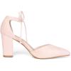 imageAllegra K Womens Ankle Tie Point Toe Dress PumpsPink