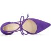 imageAllegra K Womens Ankle Tie Point Toe Dress PumpsPurple