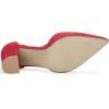 imageAllegra K Womens Ankle Tie Point Toe Dress PumpsRed