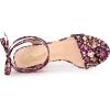 imageAllegra K Womens Block Heel Sandals Lace Up HeelsFuchsia