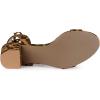 imageAllegra K Womens Block Heel Sandals Lace Up HeelsLeopard Print