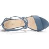 imageAllegra K Womens Crisscross Ankle Strap Block Heel SandalsHaze Blue