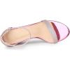 imageAllegra K Womens Glitter Ankle Strap Chunky Heels Pink Sandals 8 M US