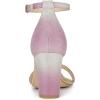 imageAllegra K Womens Gradient Glitter Heels Chunky Heels SandalsPink