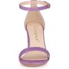 imageAllegra K Womens Gradient Glitter Heels Chunky Heels SandalsPurple