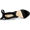 imageAllegra K Womens Lace Up Platform Block Heel SandalsBlack