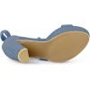 imageAllegra K Womens Lace Up Platform Block Heel SandalsHaze Blue