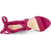 imageAllegra K Womens Lace Up Platform Block Heel SandalsHot Pink