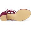 imageAllegra K Womens Open Toe Lace Up Mid Chunky Heeled SandalsBurgundy