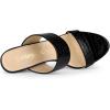 imageAllegra K Womens Open Toe Stiletto Heel Slide SandalsBlack