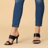 imageAllegra K Womens Open Toe Stiletto Heel Slide SandalsBlack