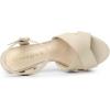 imageAllegra K Womens Platform Chunky Heel Ankle Strap Beige Sandals 9 M US