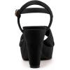 imageAllegra K Womens Platform Chunky Heels Slingback SandalsBlack