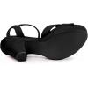 imageAllegra K Womens Platform Chunky Heels Slingback SandalsBlack