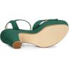 imageAllegra K Womens Platform Chunky Heels Slingback SandalsGreen