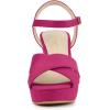 imageAllegra K Womens Platform Chunky Heels Slingback SandalsHotpink