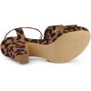 imageAllegra K Womens Platform Chunky Heels Slingback SandalsLeopard