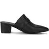 imageAllegra K Womens Pointed Toe Slip on Block Heel Sandals MulesBlack