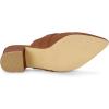 imageAllegra K Womens Pointed Toe Slip on Block Heel Sandals MulesBrown