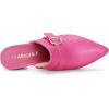 imageAllegra K Womens Pointed Toe Slip on Block Heel Sandals MulesHot Pink