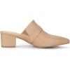 imageAllegra K Womens Pointed Toe Slip on Block Heel Sandals MulesKhaki