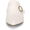 imageAllegra K Womens Pointed Toe Slip on Block Heel Sandals MulesWhite