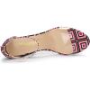imageAllegra K Womens Printed Clear Platform Chunky Heel SandalsHot Pink
