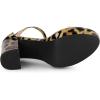imageAllegra K Womens Printed Clear Platform Chunky Heel SandalsLeopard Print