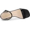 imageAllegra K Womens Slingback Buckle Chunky Heels TwoTone SandalsBlack