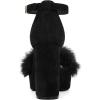 imageAllegra K Womens Square Toe Faux Fur Platform Chunky Heels SandalsBlack