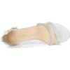 imageAllegra K Womens Stiletto Kitten Heels Glitter Heel SandalsWhite