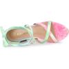 imageAllegra K Womens Tie Dye Platform Chunky Heel Lace Up SandalsGreen