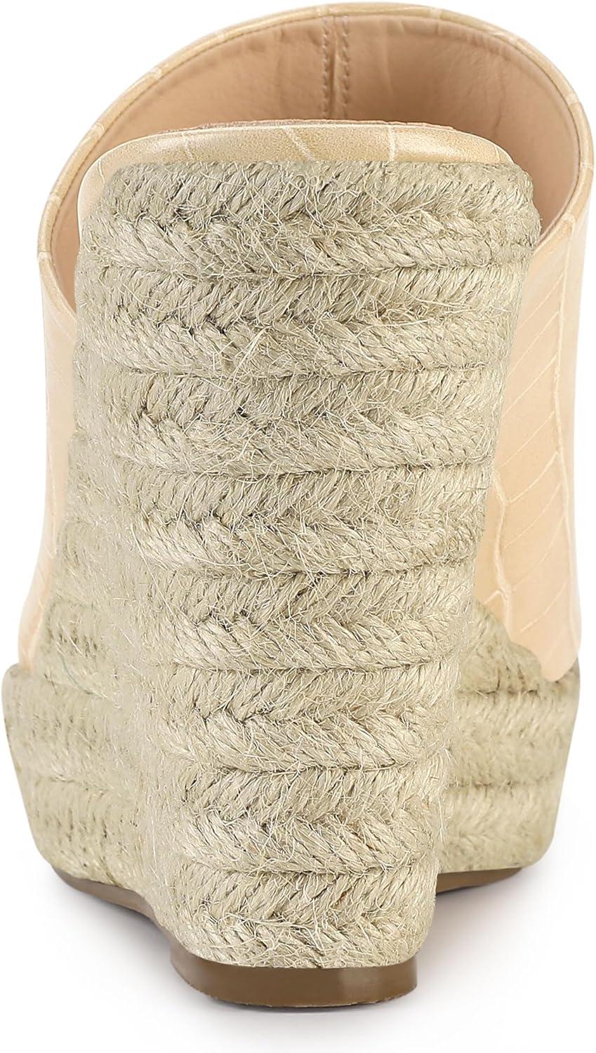 imageAllegra K Womens Espadrilles Wedges Wedge SandalsBeige