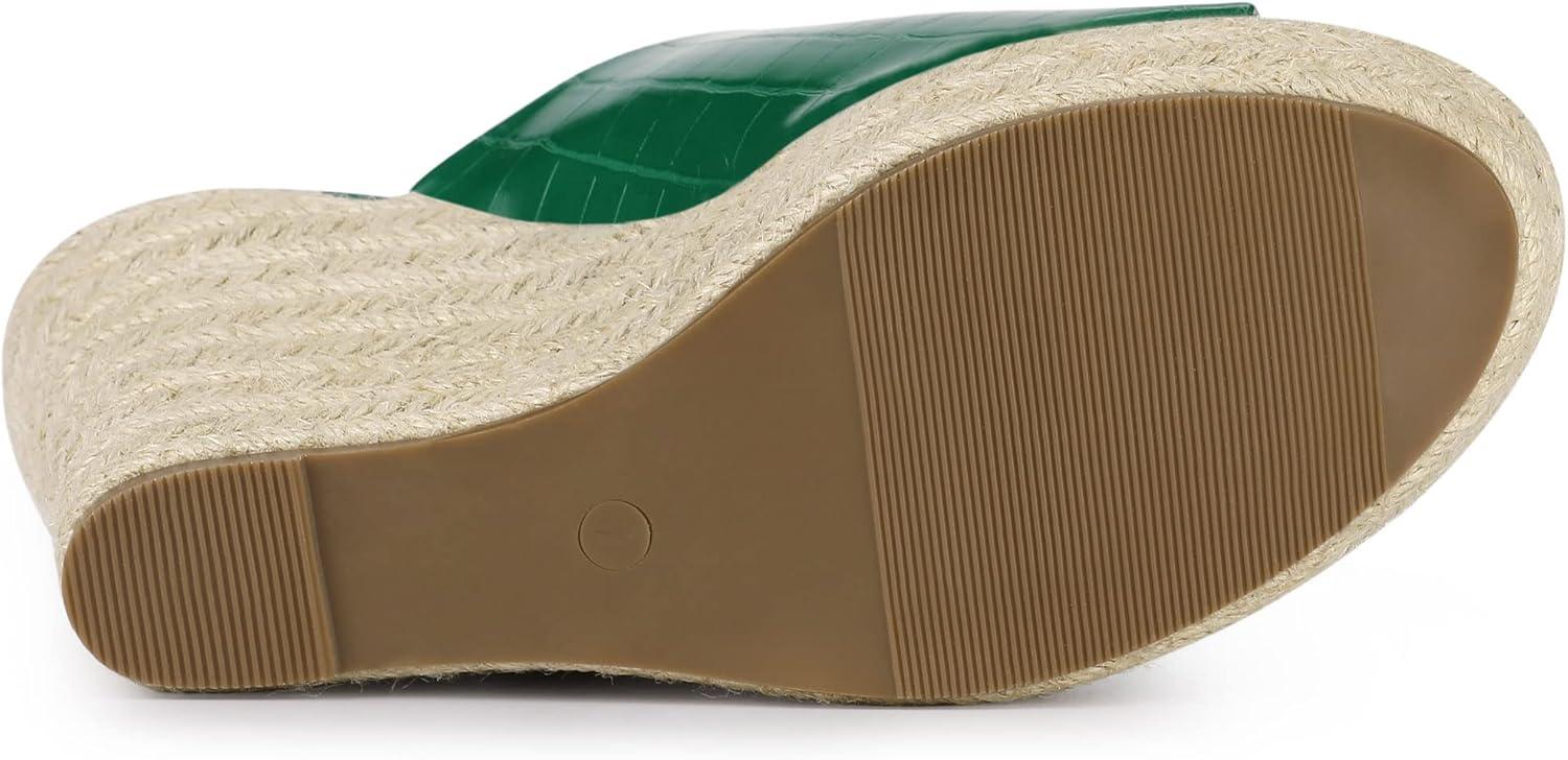 imageAllegra K Womens Espadrilles Wedges Wedge SandalsGreen