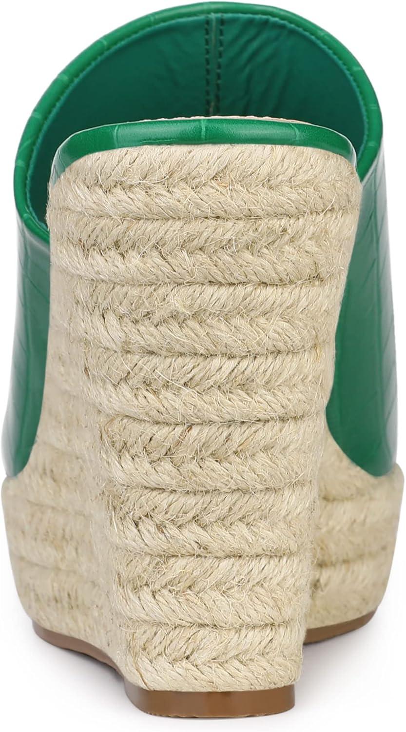 imageAllegra K Womens Espadrilles Wedges Wedge SandalsGreen