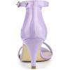 imageAllegra K Womens Ankle Strap Open Toe Stiletto Heels Purple Sandals 10 M US