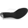 imageAllegra K Womens Clear Slide Stiletto Heel Clear SandalsBlack