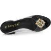 imageAllegra K Womens Clear Slingback Wedges Rhinestone Transparent Peep Toe HeelsBlack