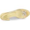 imageAllegra K Womens Clear Slingback Wedges Rhinestone Transparent Peep Toe HeelsGold
