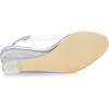 imageAllegra K Womens Clear Slingback Wedges Rhinestone Transparent Peep Toe HeelsSilver