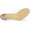 imageAllegra K Womens Clear Strap Open Toe Slip On Stiletto Heel Slide SandalsBeige
