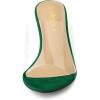 imageAllegra K Womens Clear Strap Open Toe Slip On Stiletto Heel Slide SandalsEmerald Green