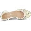 imageAllegra K Womens Closed Toe Espadrille Platform Heels Lace Wedge SandalsGreen