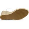 imageAllegra K Womens Closed Toe Espadrille Platform Heels Lace Wedge SandalsWhite
